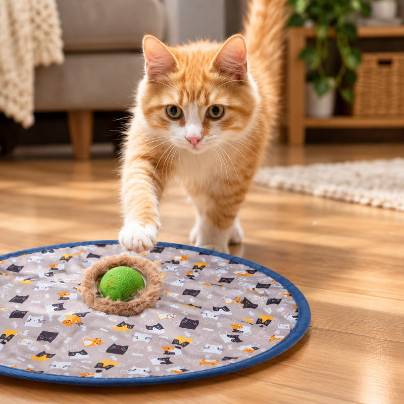 Gatito acercándose a CATIVA Hunt